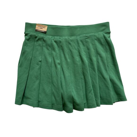 New VS Pink Green Forest Pine Pleated Tennis Skort Small - Picture 3 of 5